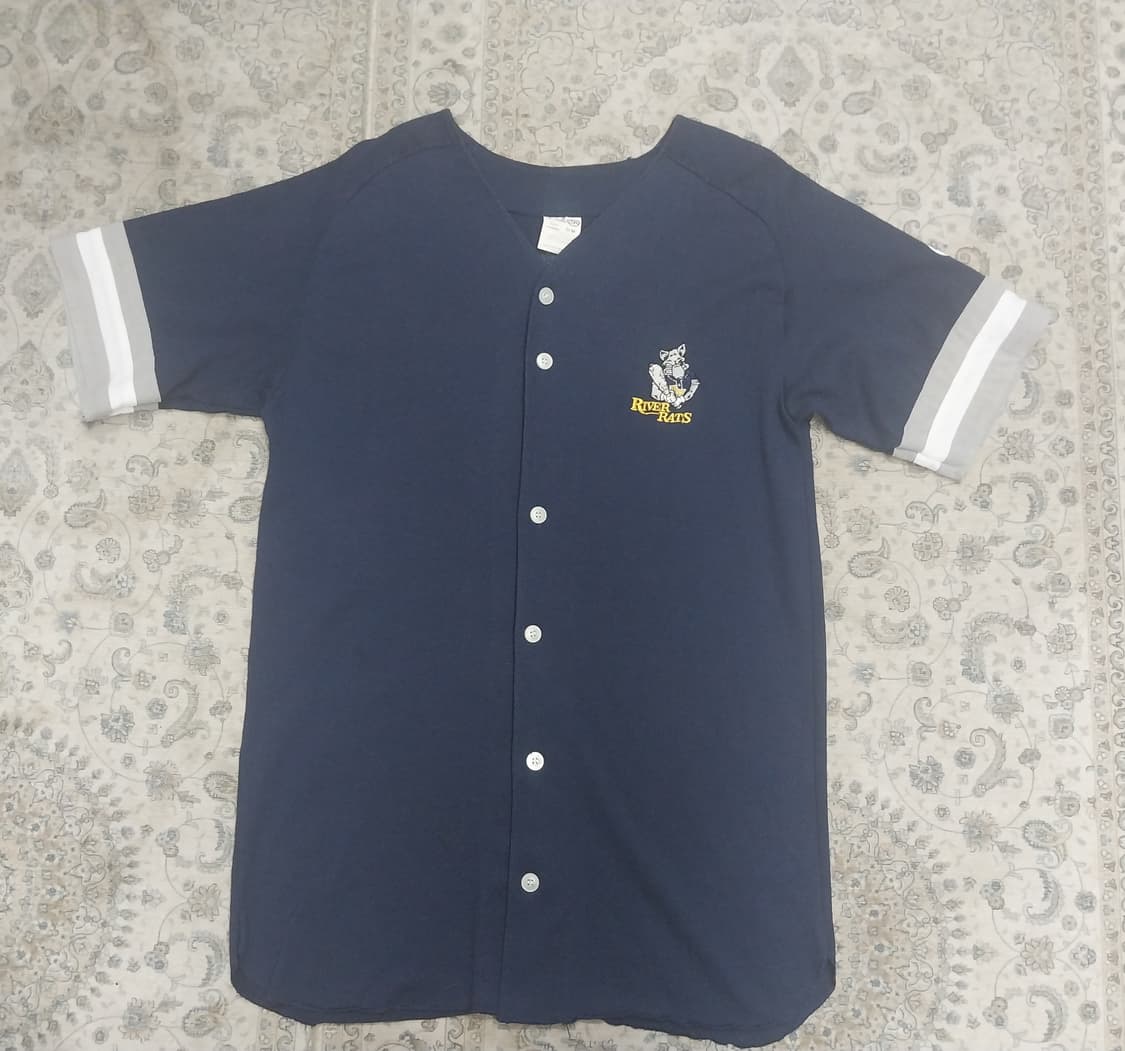 캐나다 Athletic Knit 네이비 야구 져지 M 상품이미지1