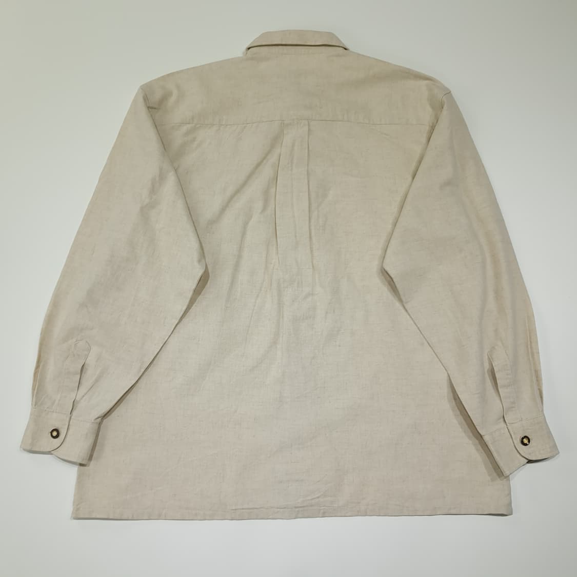 CL822 L 란트하우스 80s 독일 트라흐텐 바바리엔 린넨 알펜 셔츠 상품이미지6