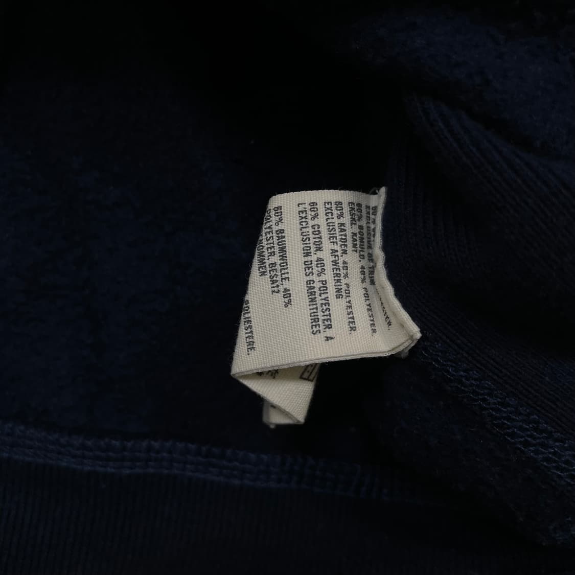 아베크롬비 아치 로고 후드집업 네이비 상품이미지4