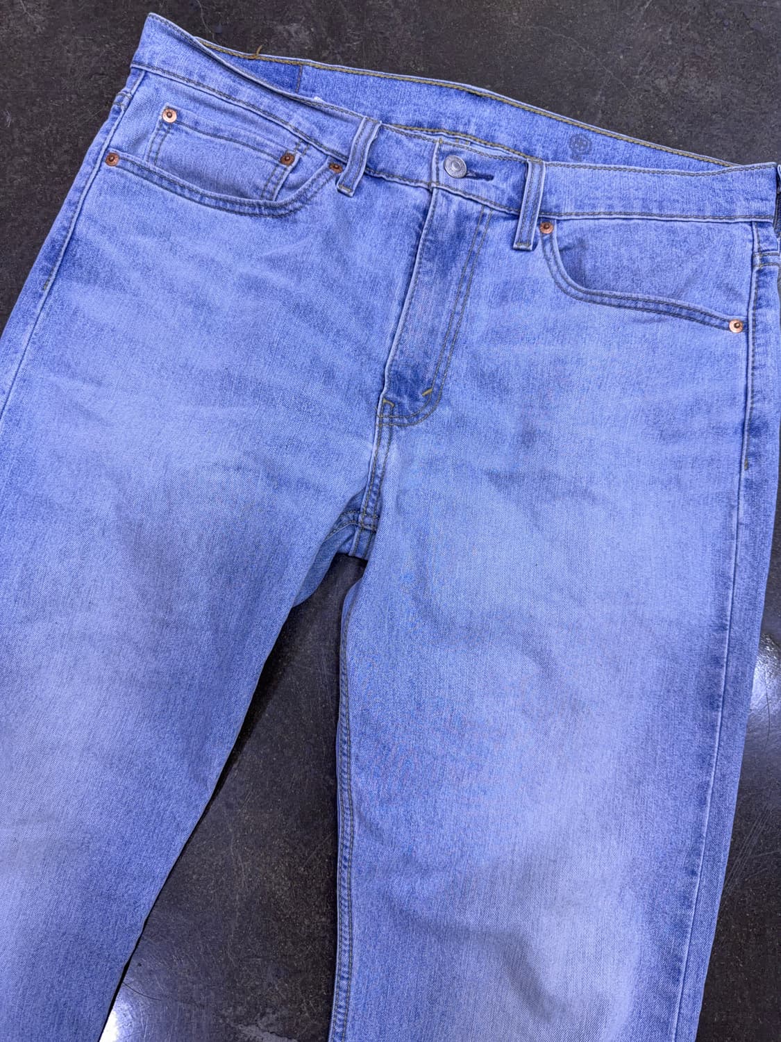 리바이스 502 테이퍼드핏 아이스 워싱 쿨 진 데님팬츠 34 상품이미지3