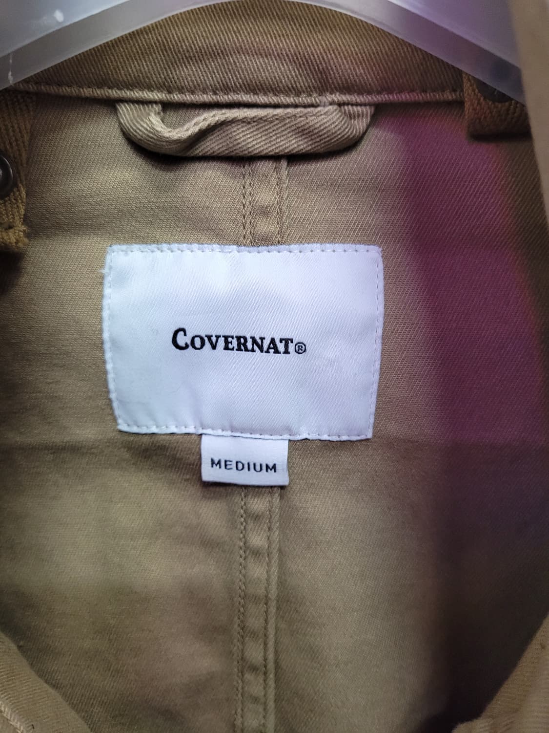 Covernat 커버낫 카키색 워크 자켓 상품이미지3
