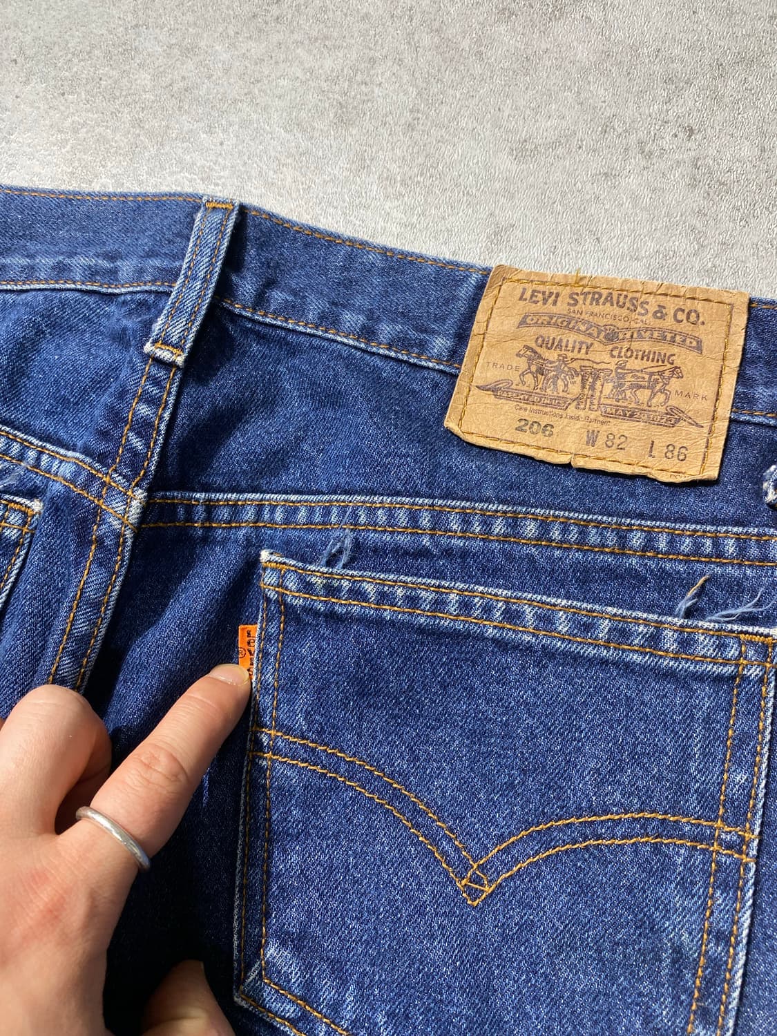 [30-31] 00s Levi's 206 오렌지탭 데님팬츠 상품이미지8