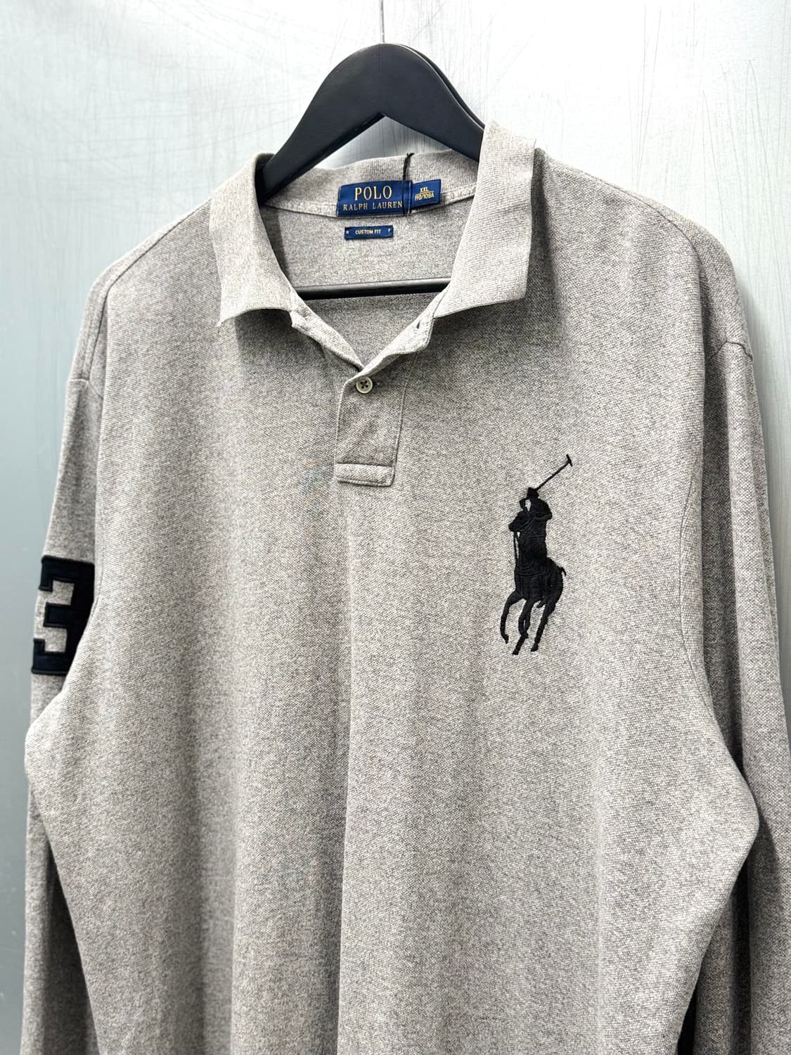 Polo 폴로 랄프로렌 그레이컬러 빅 포니 롱 슬리브 셔츠 상품이미지3