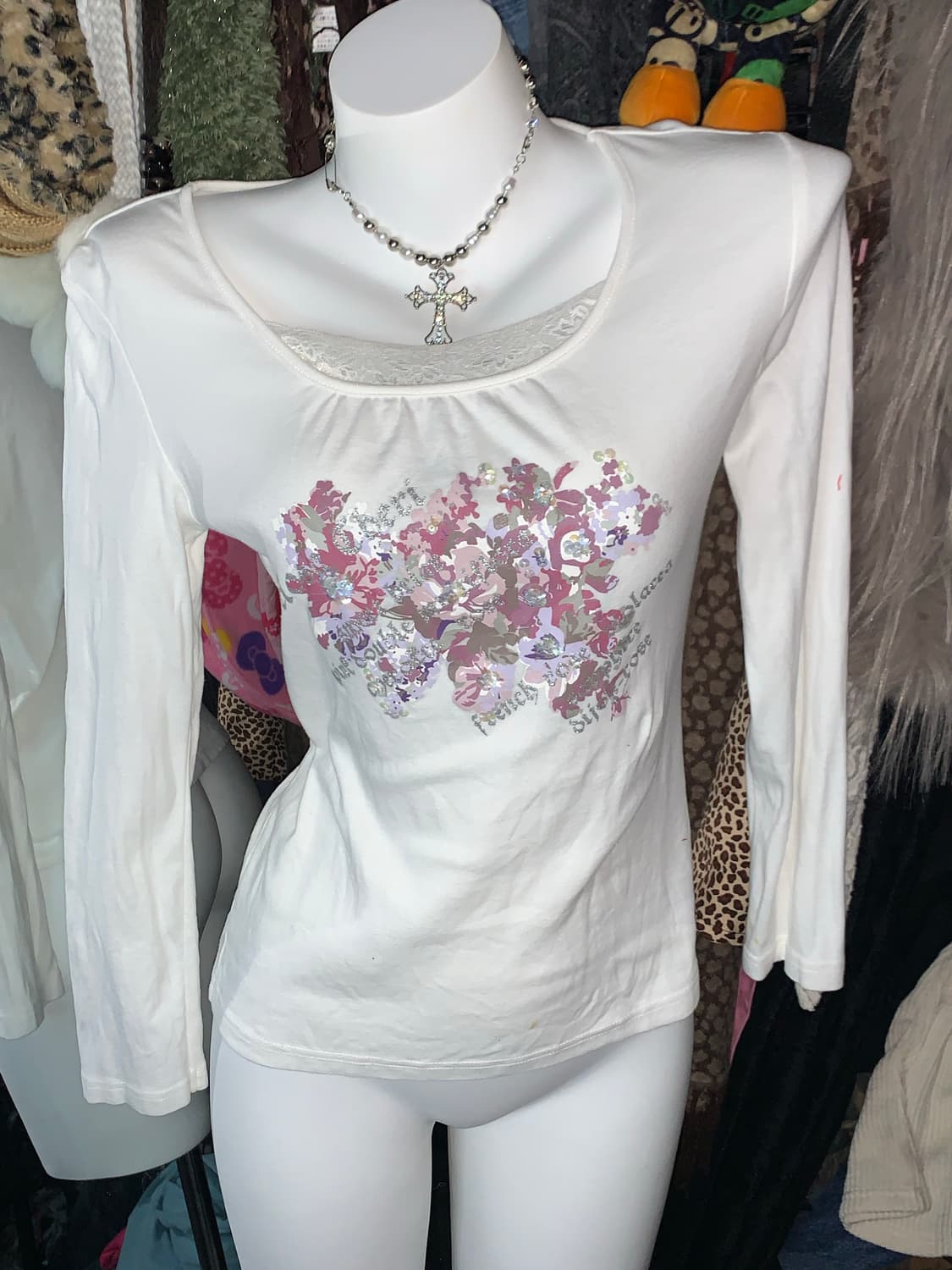 로사체리 모리 로맨틱 레이스 긴팔 상품이미지1