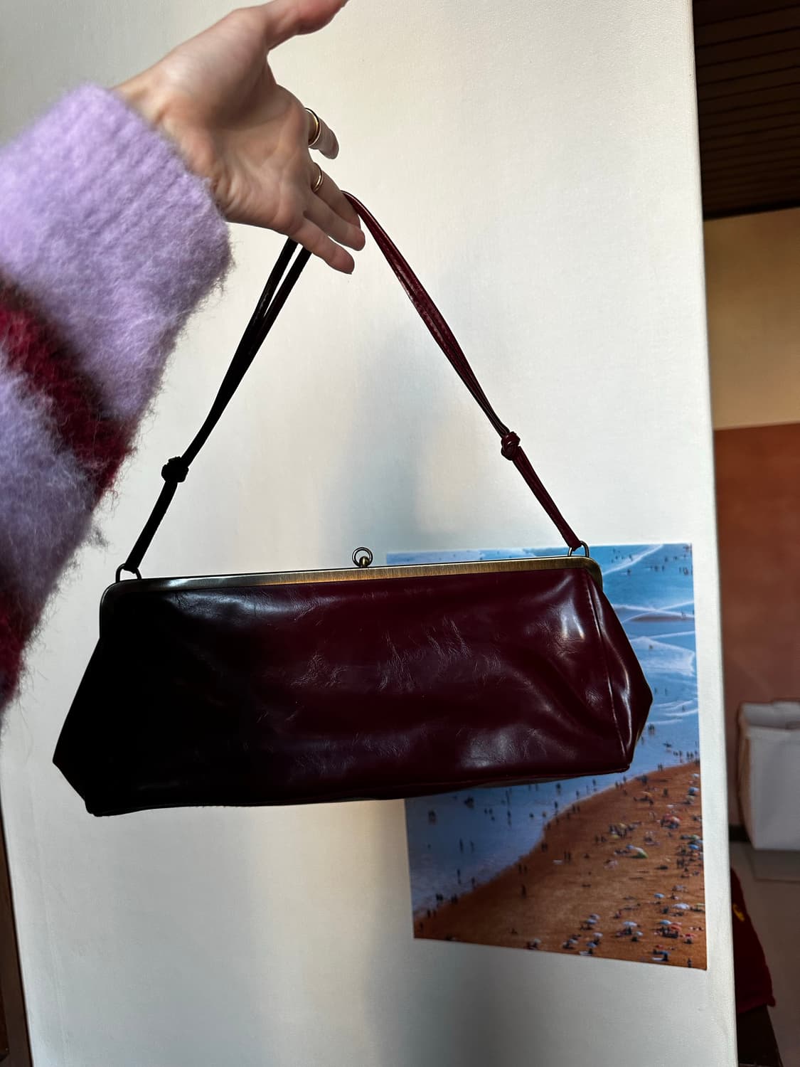 레드 빈티지백 상품이미지3