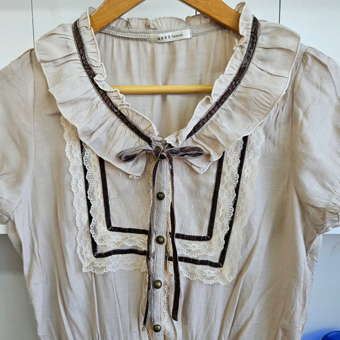 Axes Femme(엑시즈팜) 초코베리 도트 원피스 상품이미지2