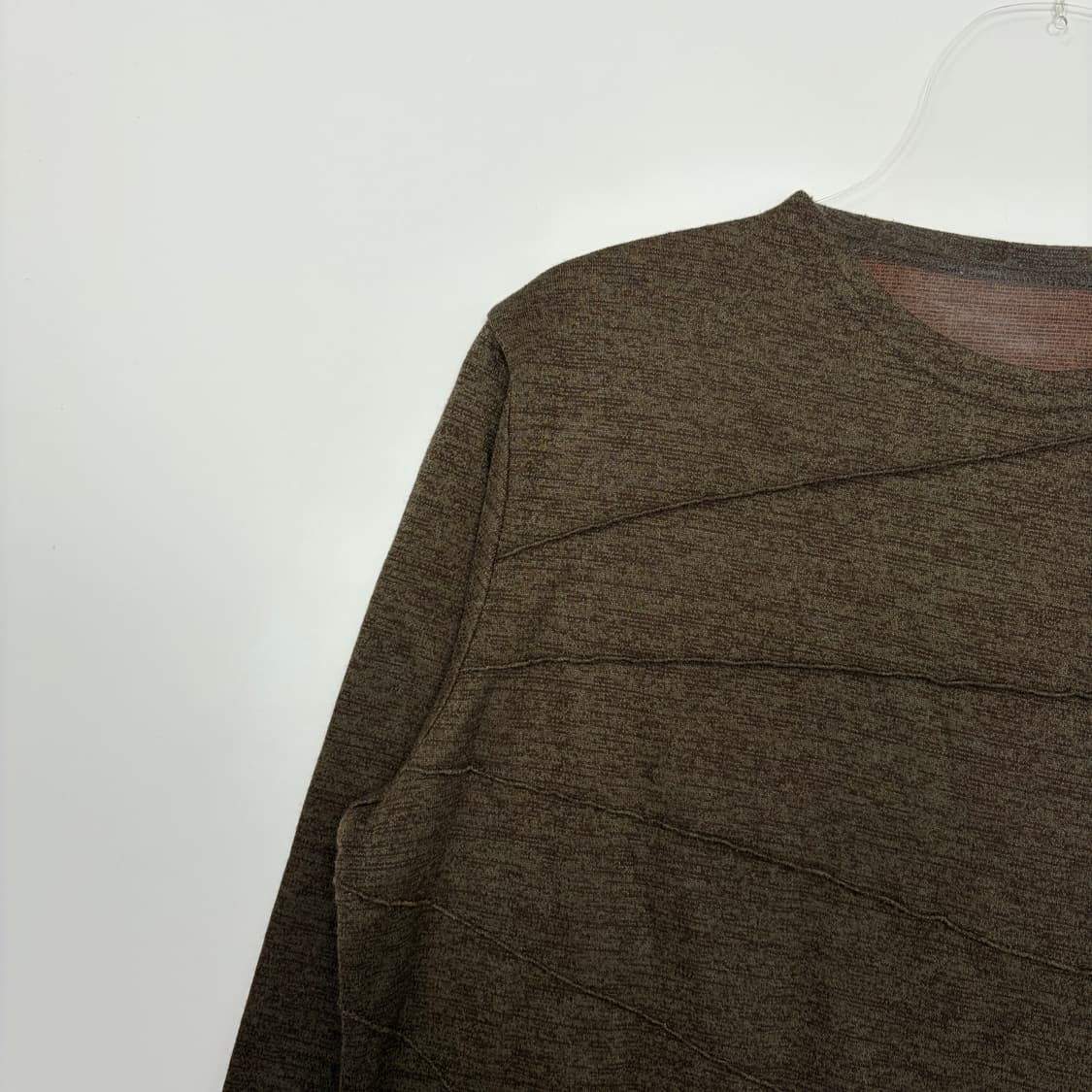 빈티지 패턴 니트 티셔츠 상품이미지3