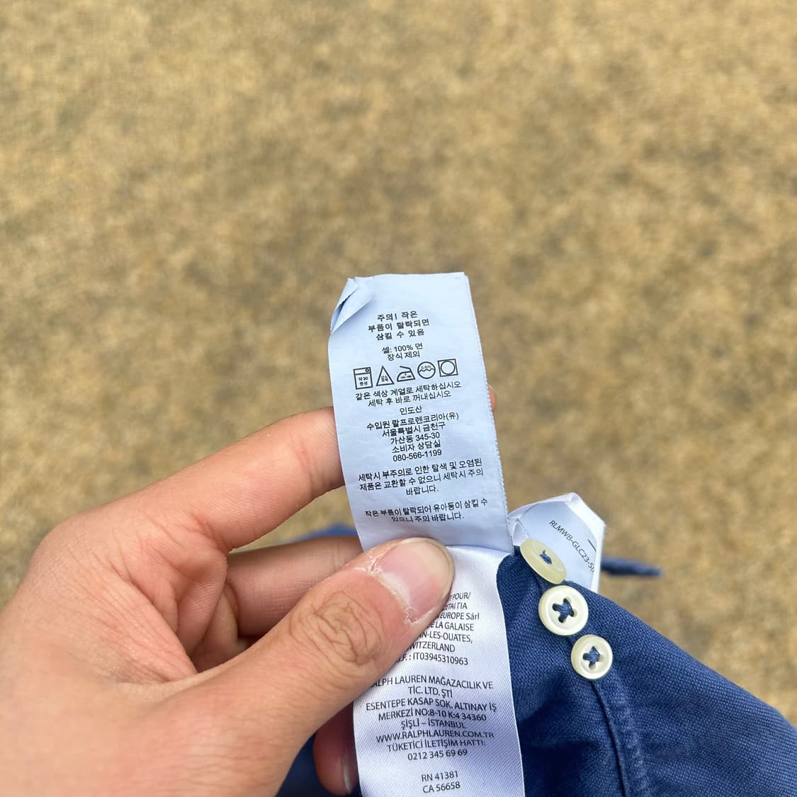 폴로(POLO RalphLauren) 네이비 셔츠 상품이미지5