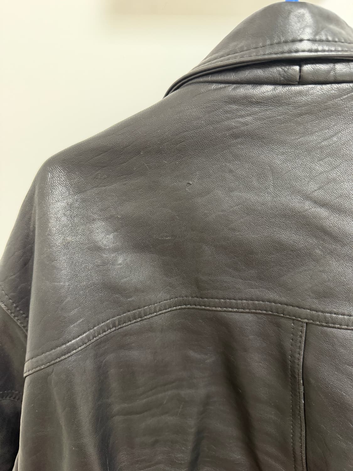 빈티지 양가죽 자켓 오버핏 리얼레더 상품이미지7