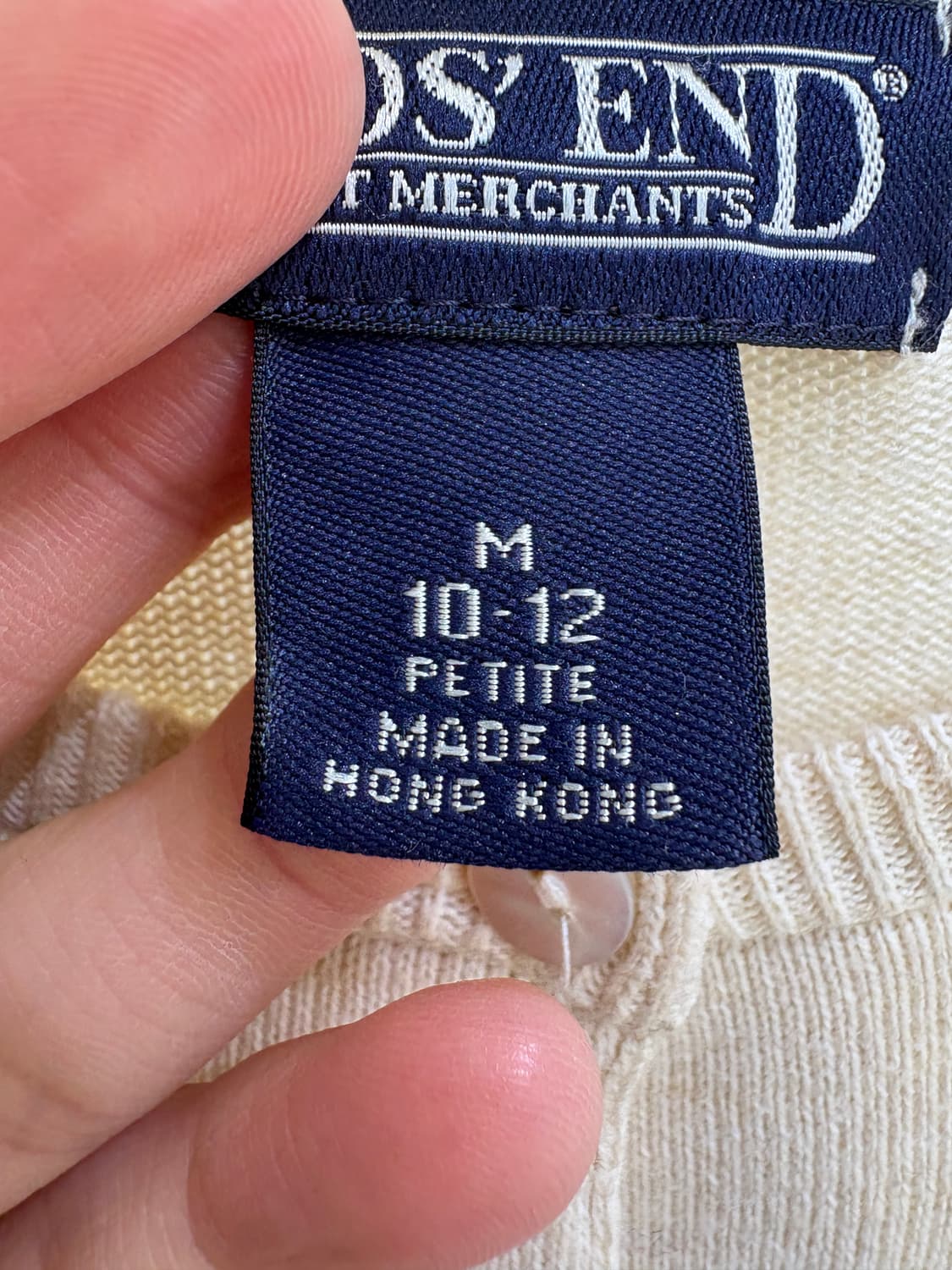 LANDS' END (Made in Hong Kong) 가디건 상품이미지7