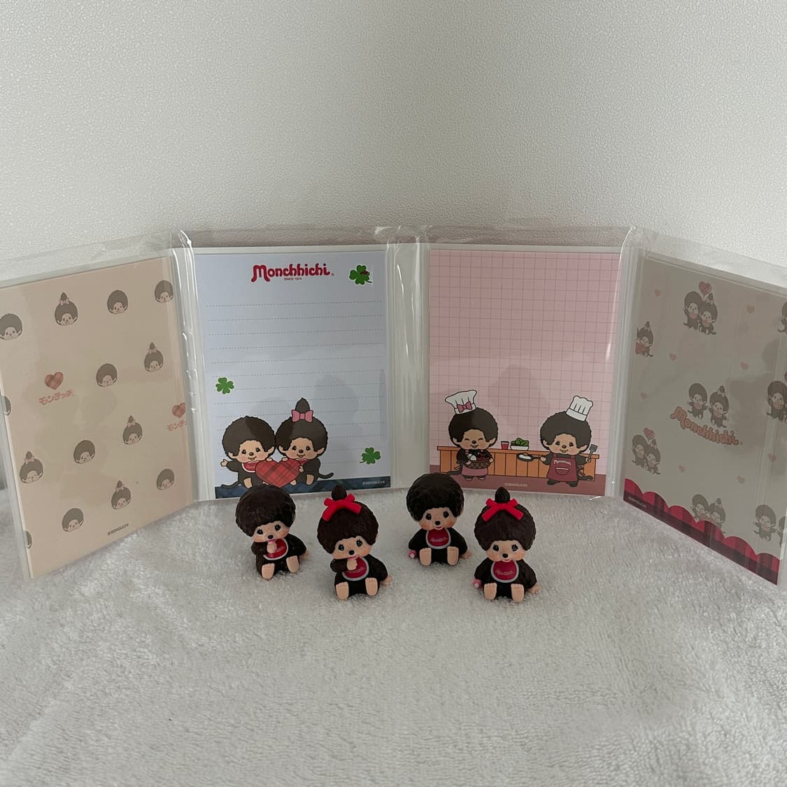 몬치치 피규어 4종 접이식 메모지 일괄 상품이미지3