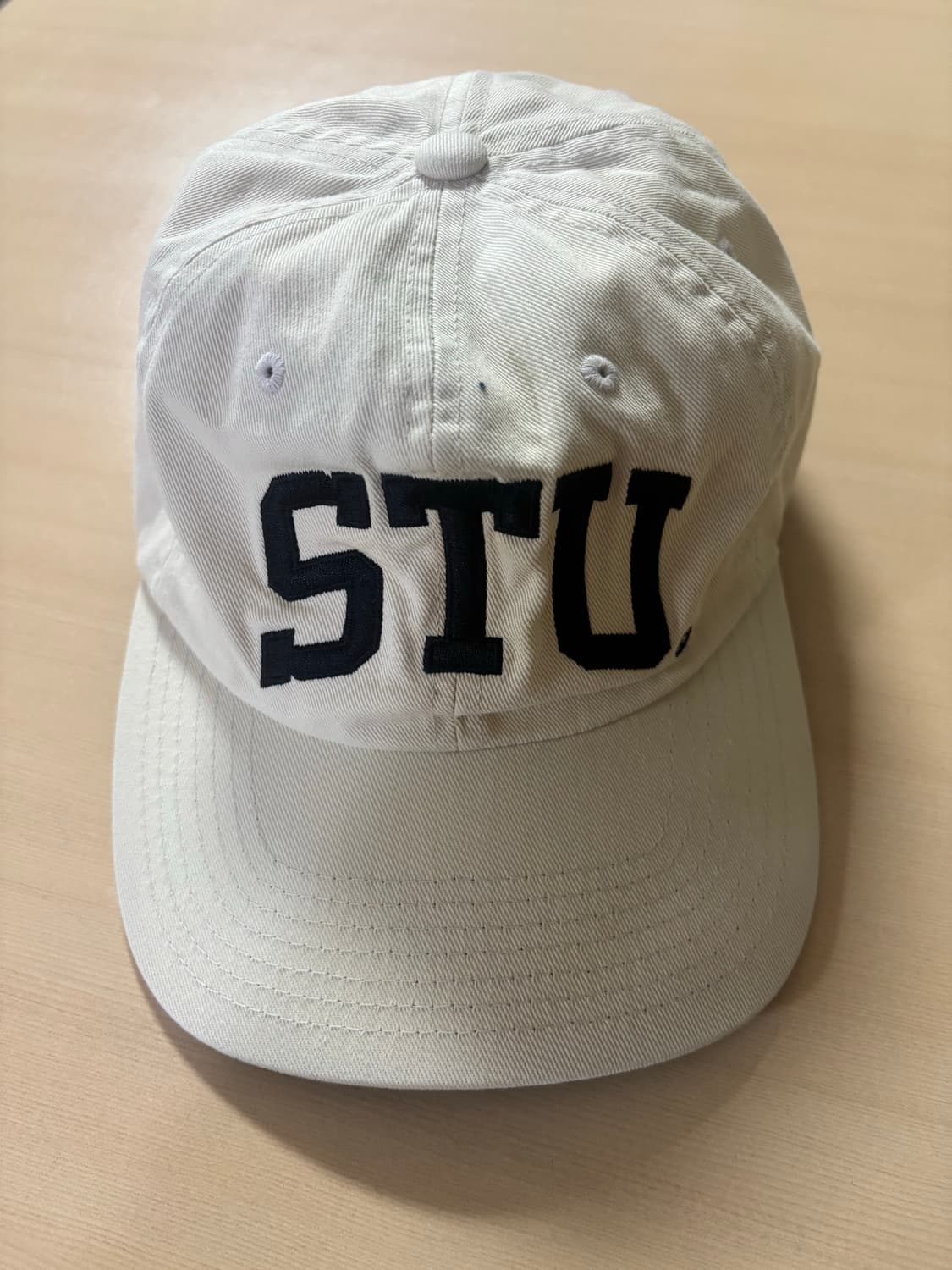 스투시 STU 아치 로고 캡 오프 화이트 상품이미지3