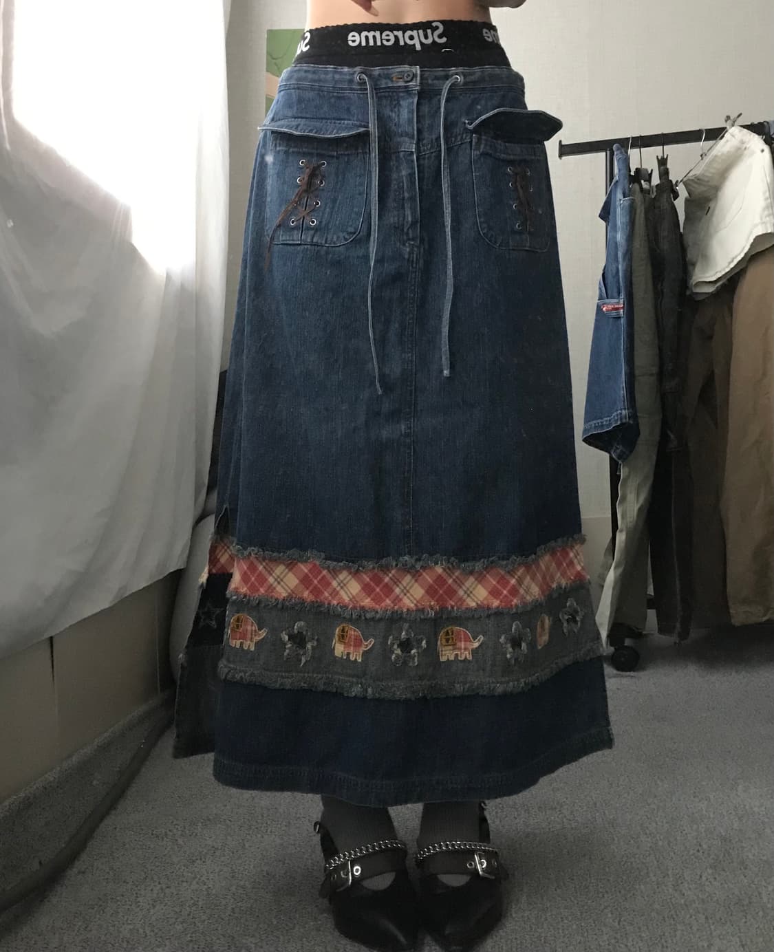 빈티지 보헤미안 맥시스커트 상품이미지1