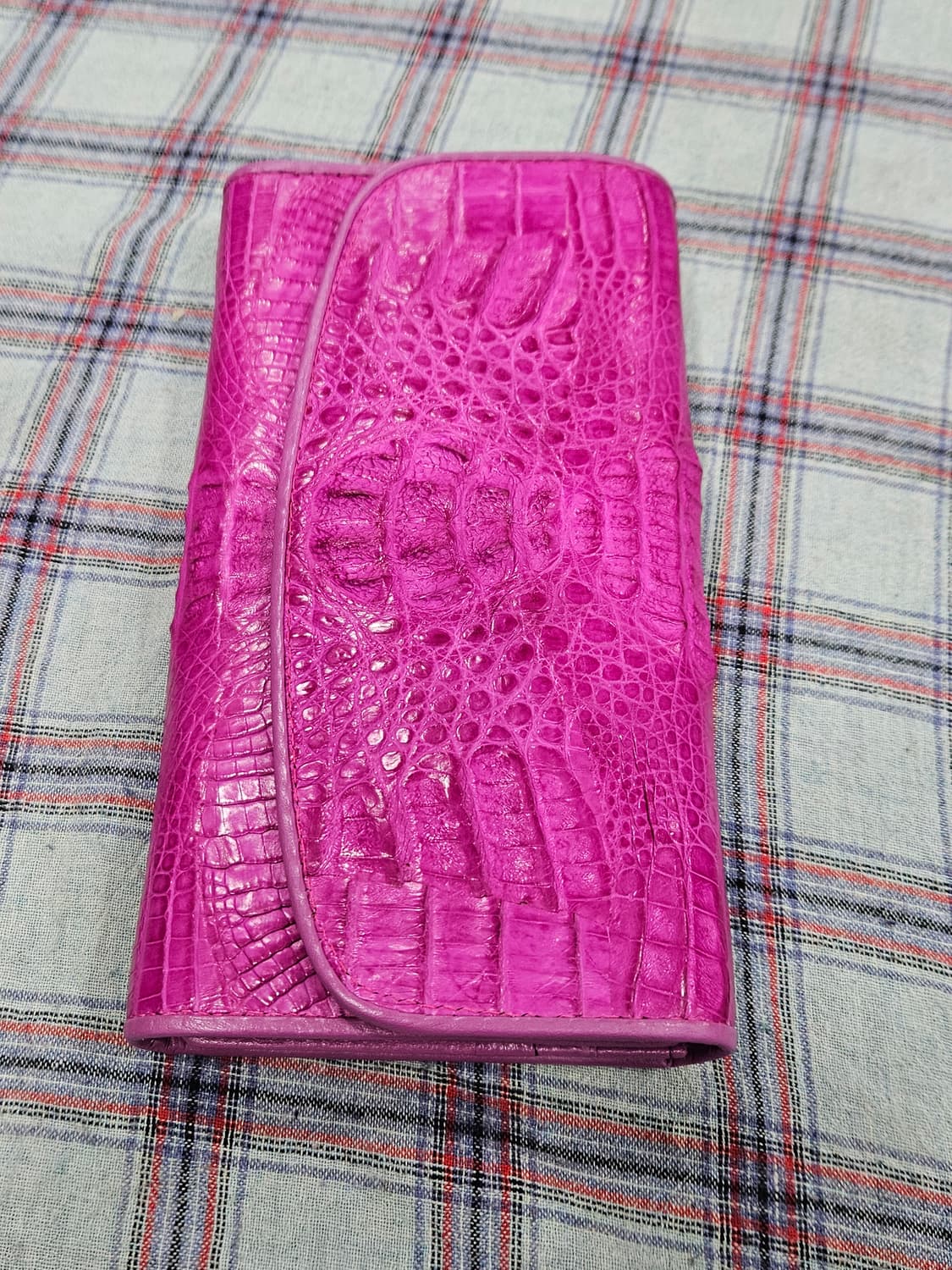 River 크로커다일 리얼 악어가죽 여성 장지갑 [새상품] 상품이미지3