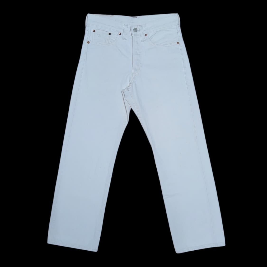 [28x30] RRL 더블알엘 빈티지 파이브 포켓 데님 팬츠 에크루 상품이미지2