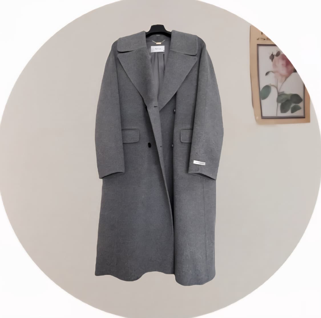 한섬 SJSJ 25FW 캐시미어 블렌드 핸드메이드 코트 상품이미지1