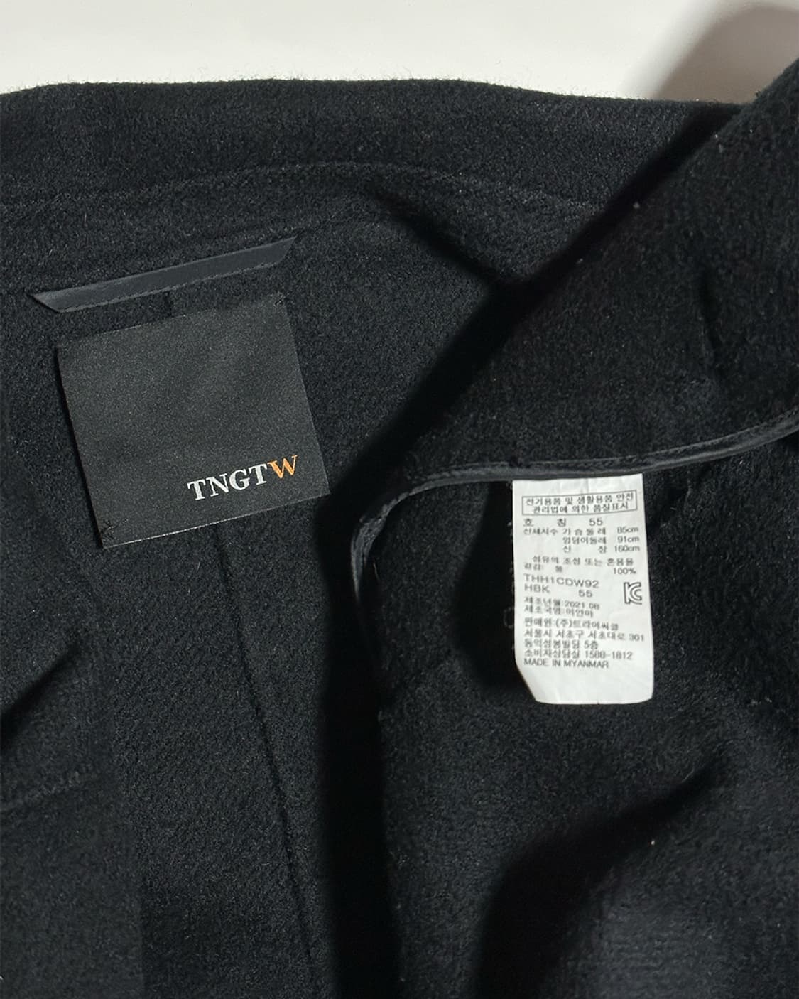 TNGTW 울100 코트 상품이미지3