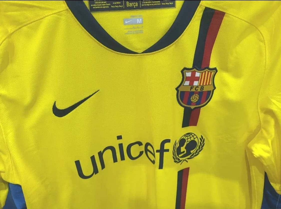 08 10 FC 바르셀로나 올드레플 축구져지 상품이미지3