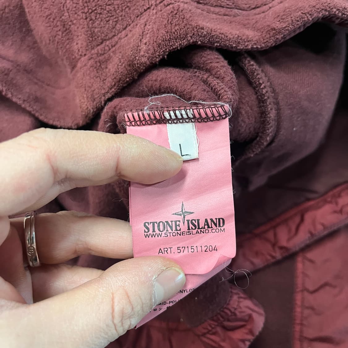 스톤아일랜드 나일론 플리스자켓 상품이미지5