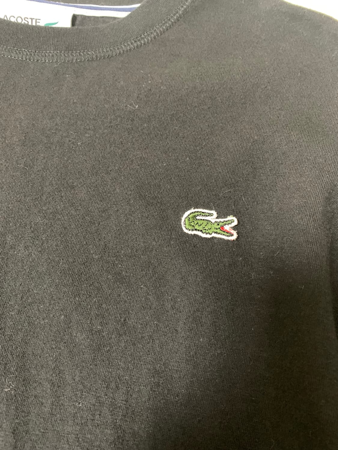 라코스테(Lacoste)의 남성 긴팔 크루넥 티셔츠 상품이미지2