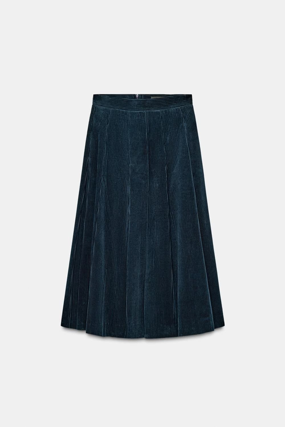 자라 코듀로이 미디 스커트 새상품 상품이미지7