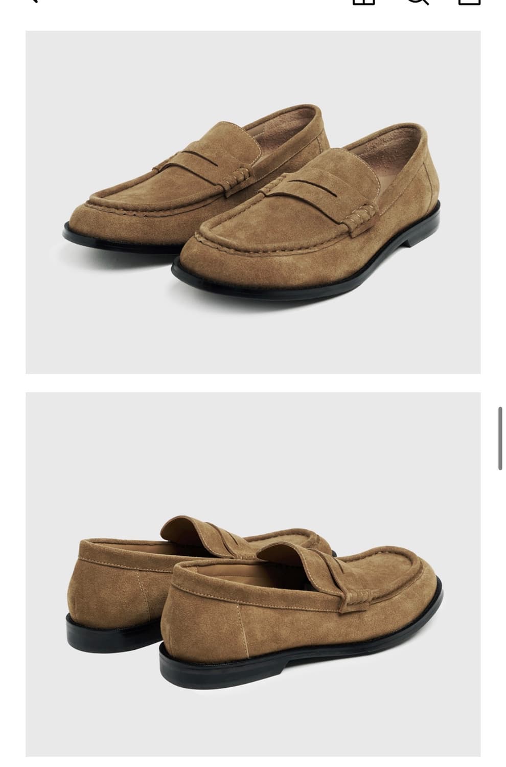 [박스포함새상품]로스트가든 와이드 로퍼 베이지 WIDE 상품이미지2