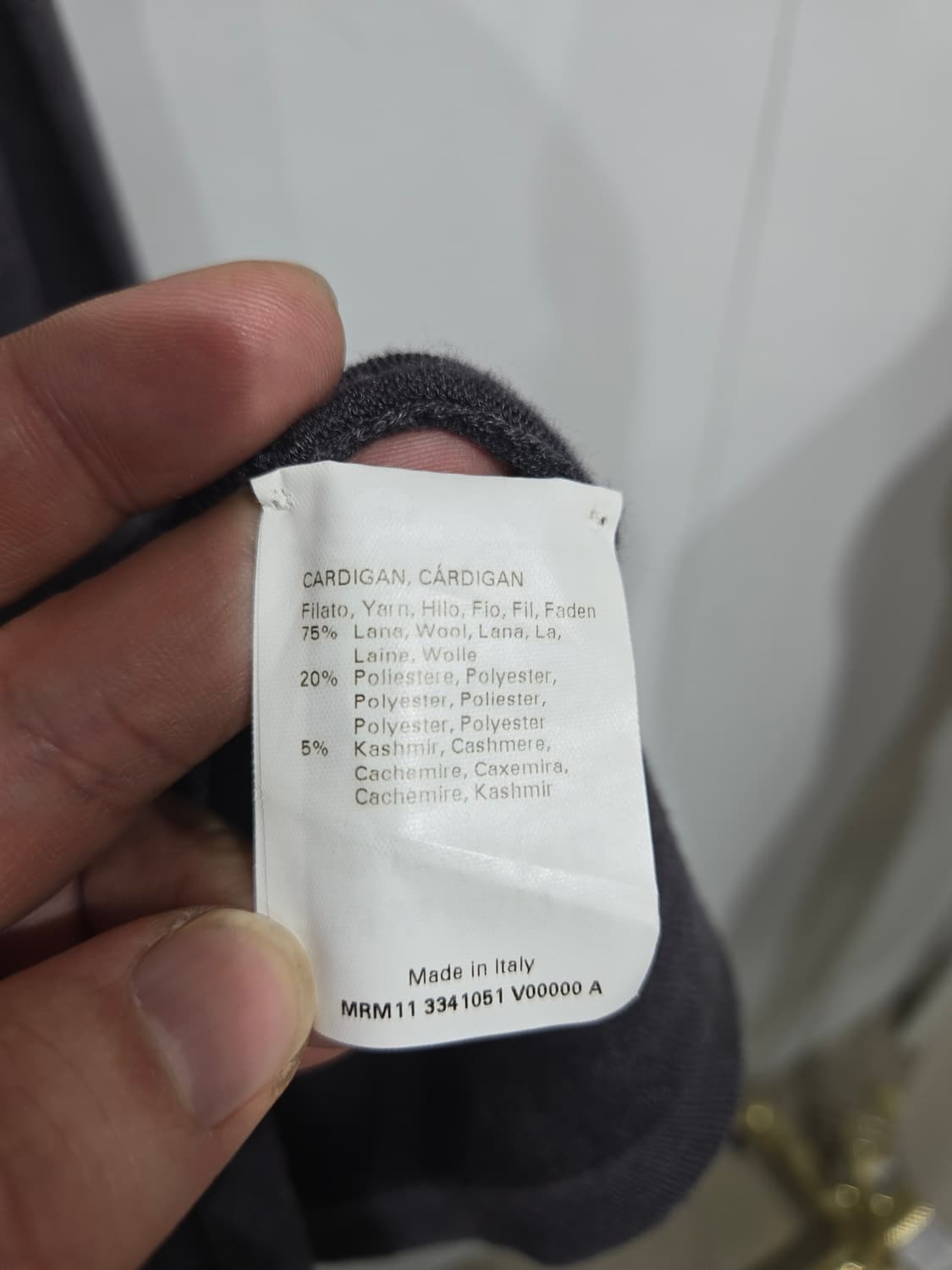 마리나 리날디 차콜 그레이 코트형 롱 가디건 막스마라 상품이미지5