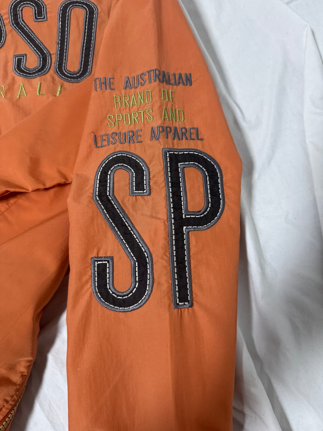 Simpson 자수 나일론 블루종 상품이미지4