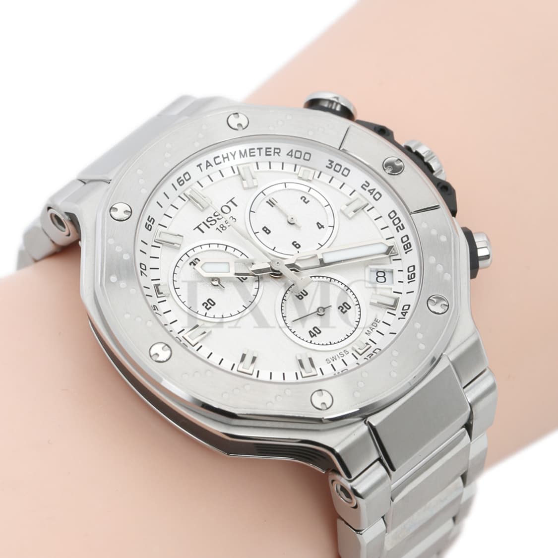 티쏘 T-레이스 크로노그래프 워치 스틸시계 T141.417.11.031. 상품이미지10