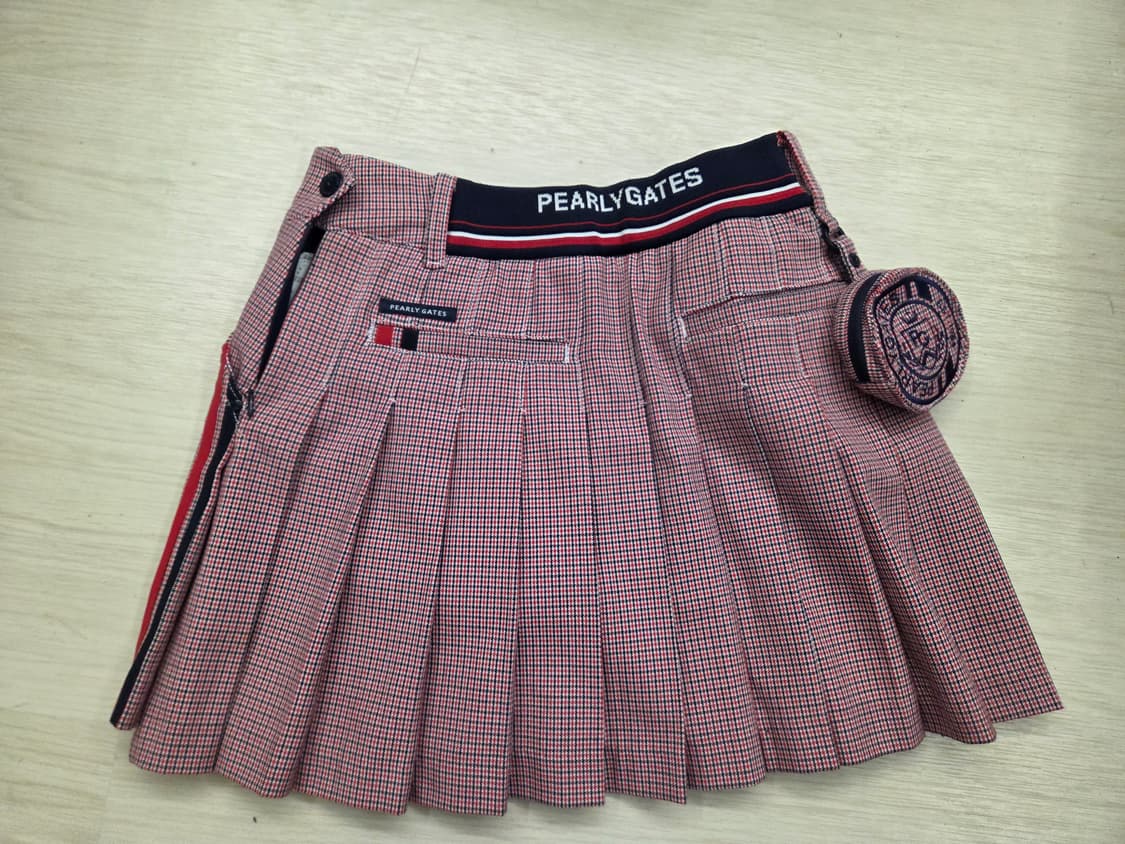 파리게이츠 체크 플리츠 스커트 치마 상품이미지3