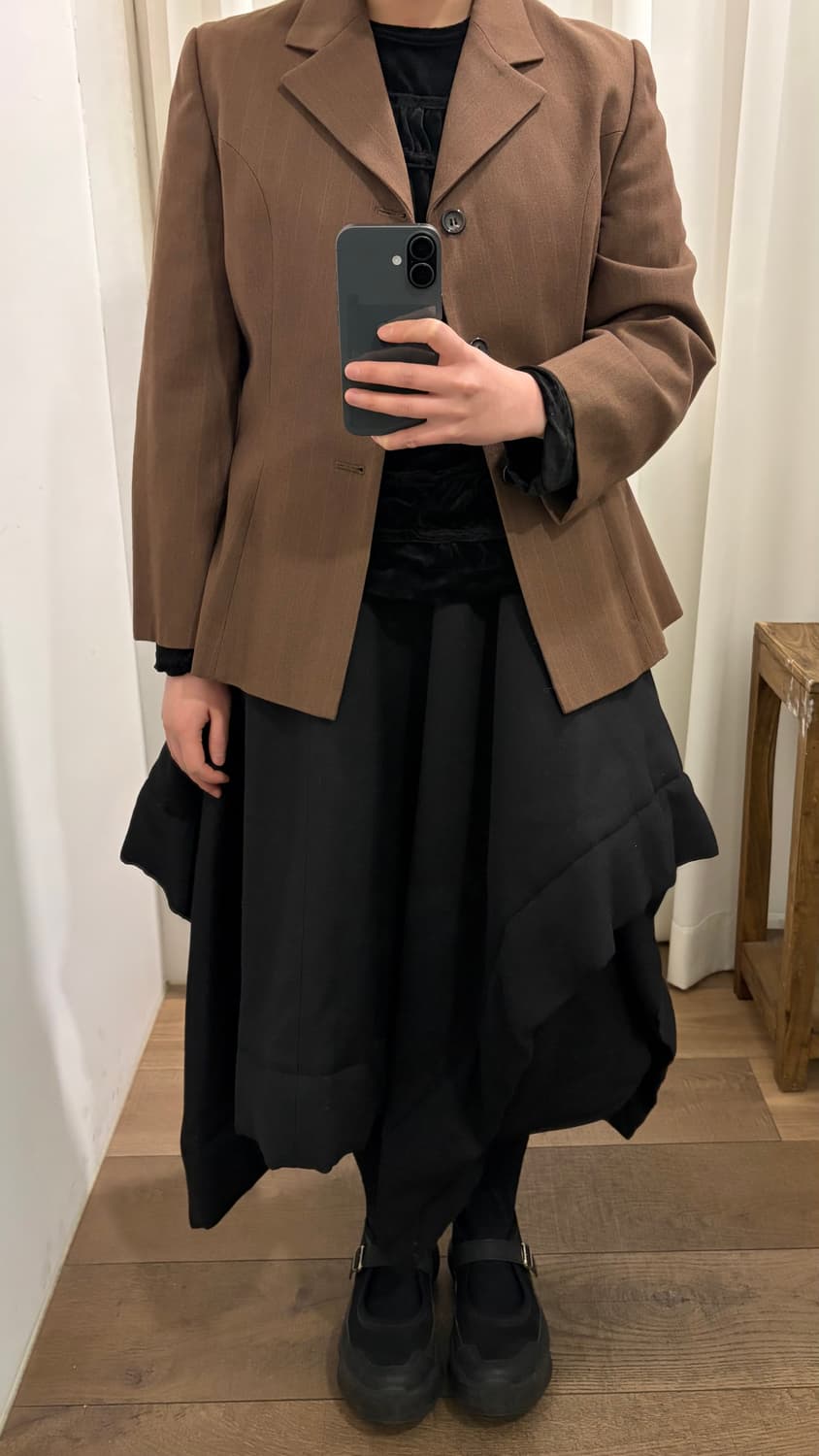 90's Brown Stripe Jacket 상품이미지2