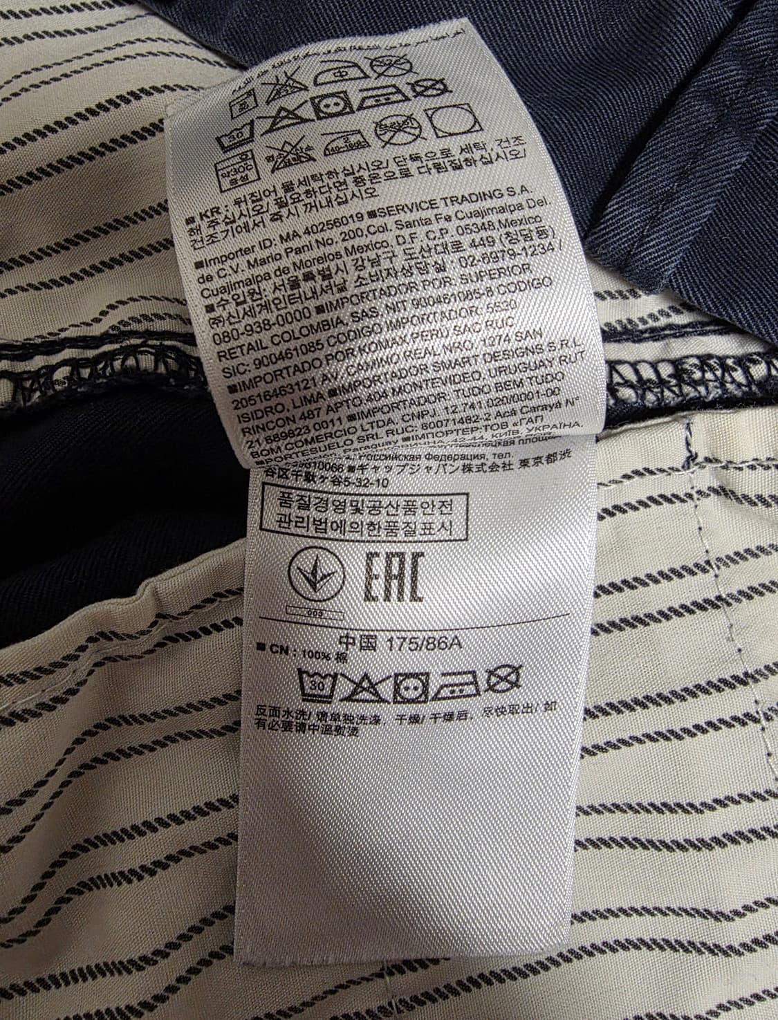 GAP 남성 바지 Navy 34x32
 상품이미지6