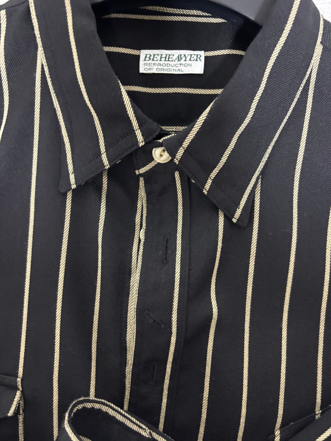 Beheavyer 비헤비어 스트라이프 셔츠 상품이미지4