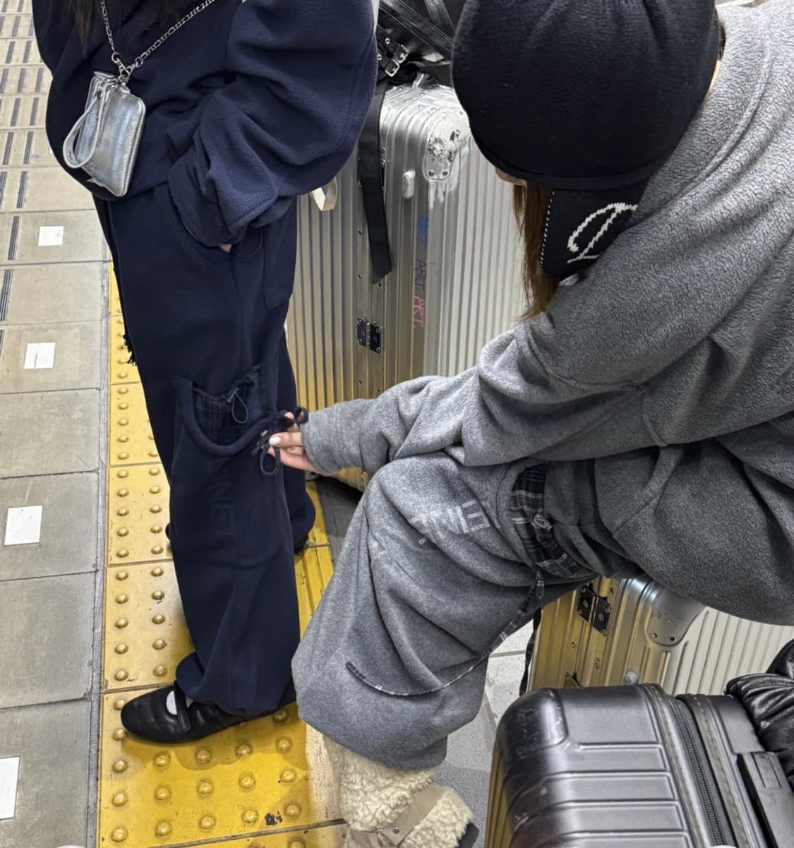 DENET 다이닛 플리스 카고 (조거)팬츠 상품이미지2