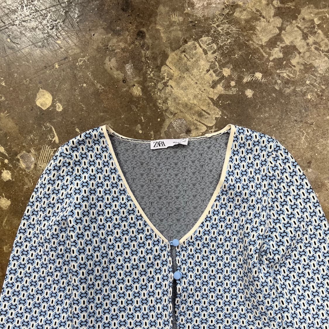 S) ZARA 자라 볼레로 크롭 가디건 상품이미지4