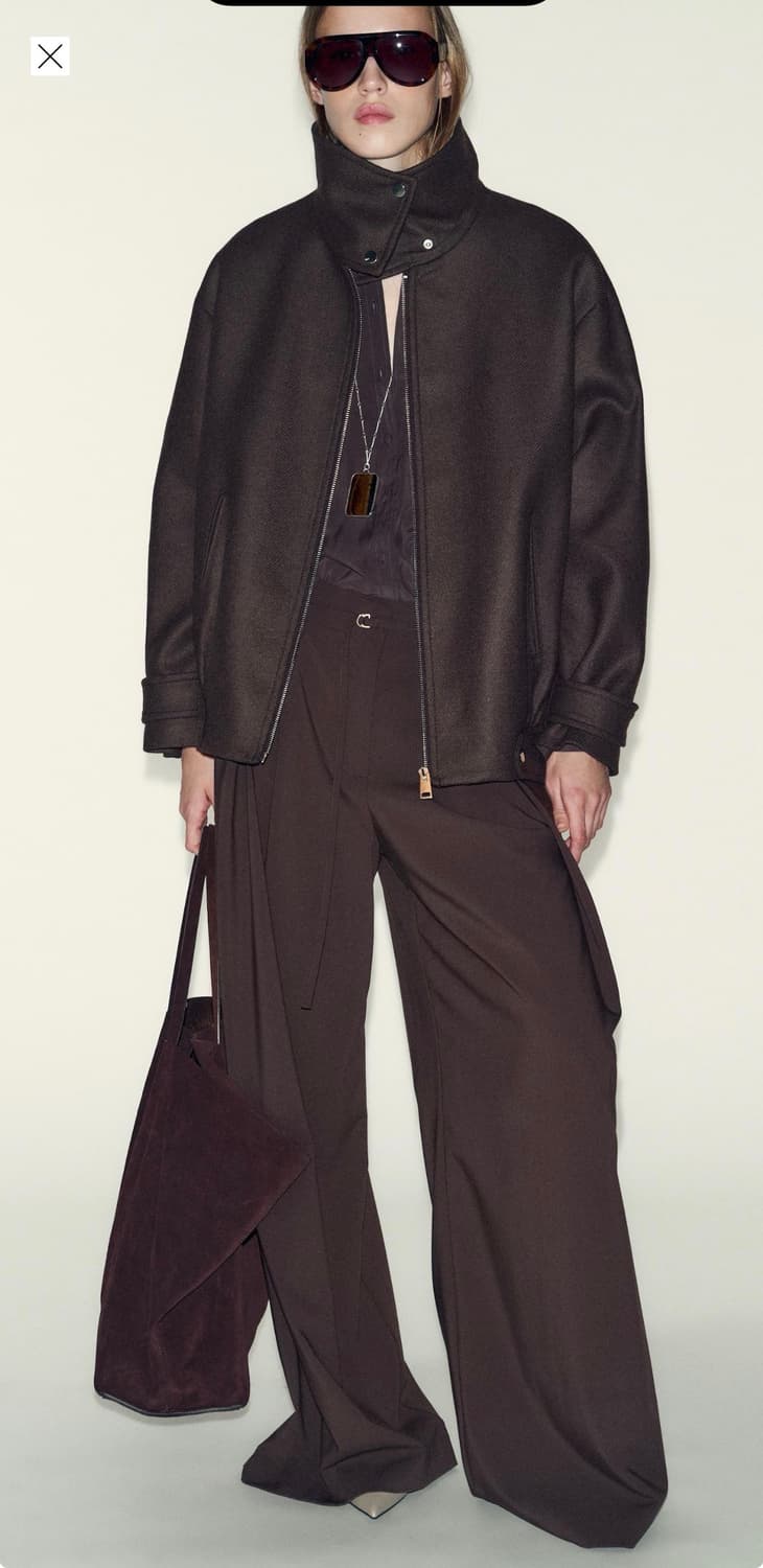 자라 하이넥 자켓 상품이미지2