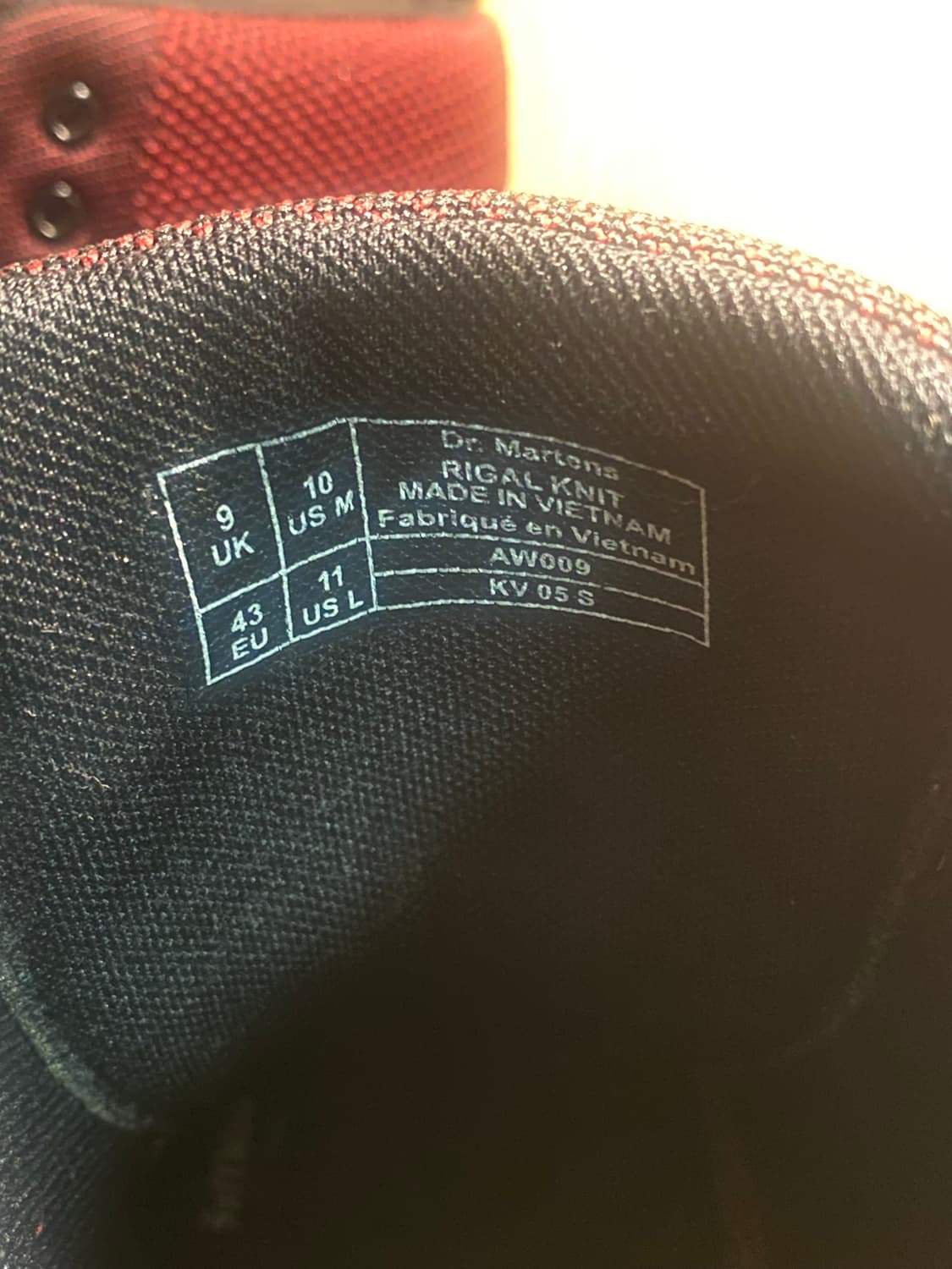 닥터마틴 Rigal knit 자주색 상품이미지2