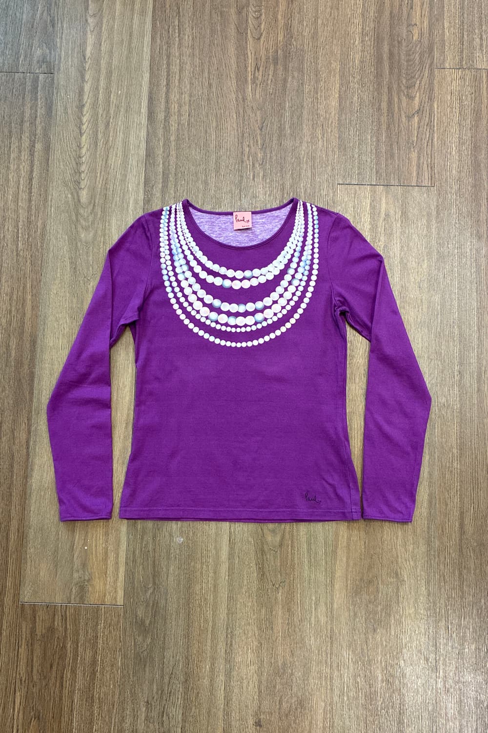 Paul Smith Pearl Necklace Long-Sleeve 상품이미지4