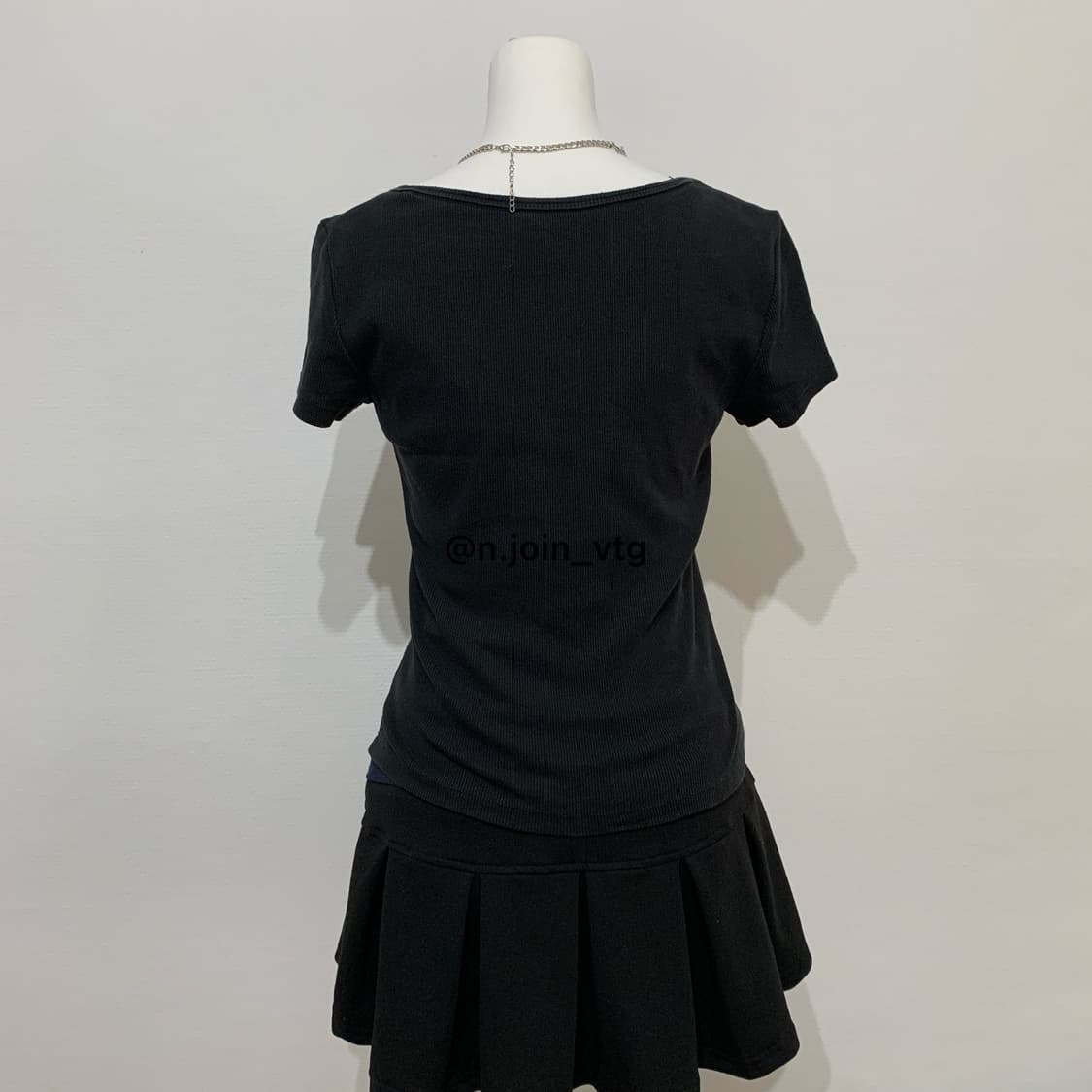 아베크롬비 헨리넥 블랙 반팔 티셔츠 상품이미지3