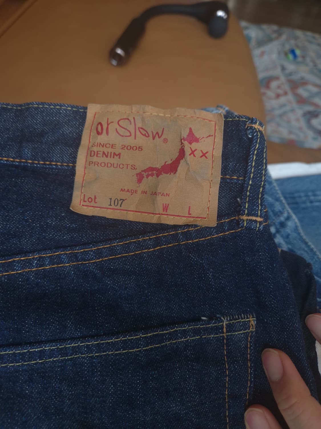 오어슬로우 107 데님 4색상 사이즈2 상품이미지7