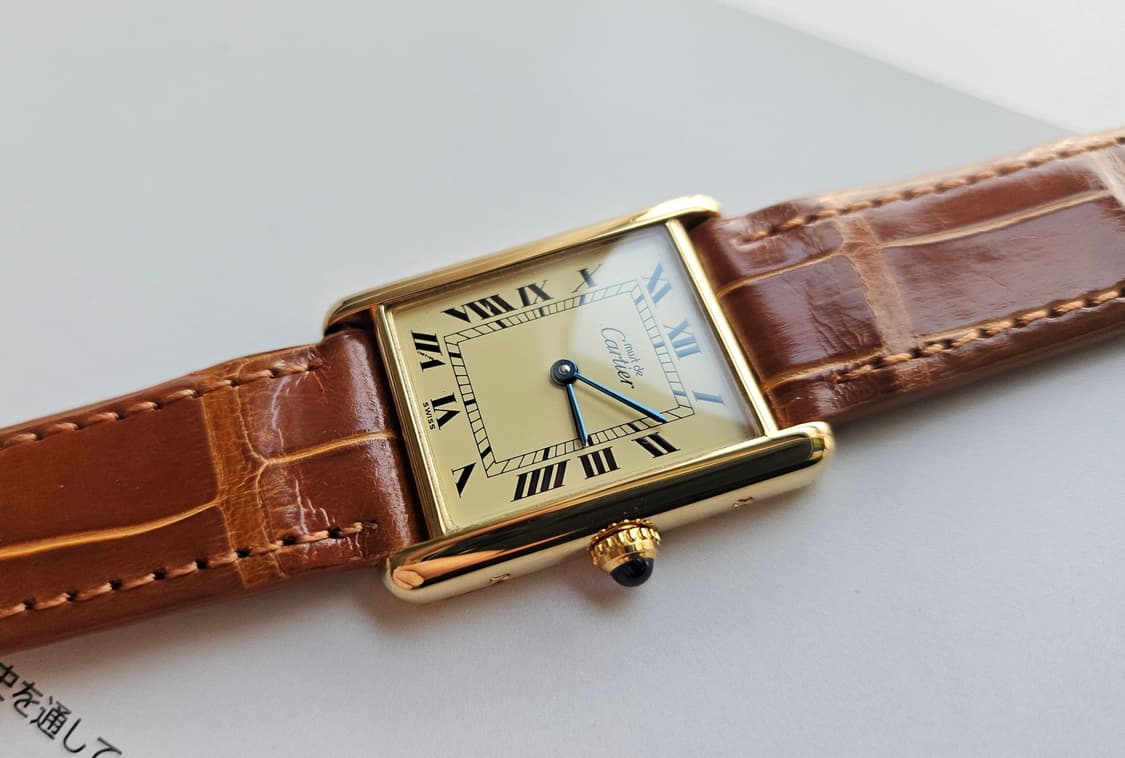 까르띠에 탱크머스트 빈티지 라지 쿼츠 상품이미지5