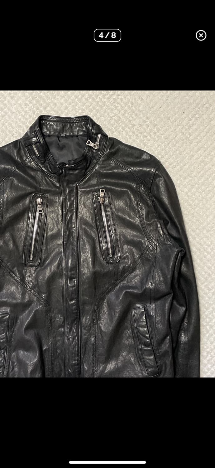 이태리 램스킨 가죽자켓 L 상품이미지4