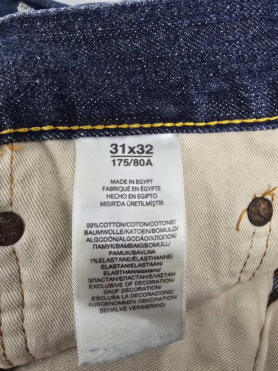 폴로 랄프로렌 스컬 크라운 데님 팬츠 상품이미지5