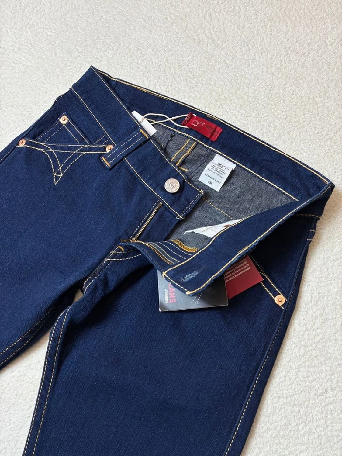 리바이스 00s 로우라이즈 타입1  부츠컷 데님 팬츠 PN6640    상품이미지3