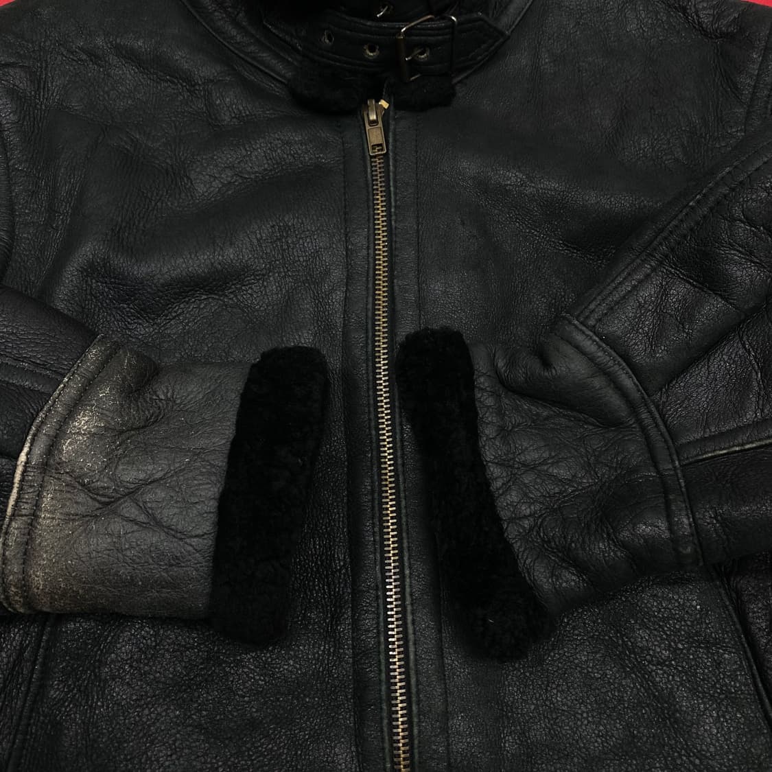 빈티지 가죽 B-3무스탕 M 상품이미지5