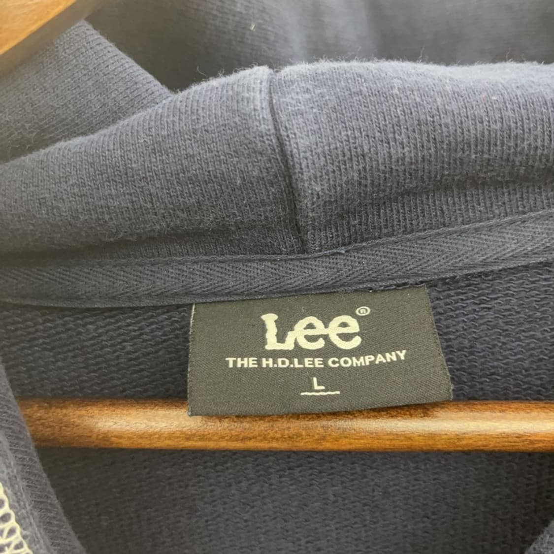 LEE 탑스티치 컨트리 캔자스 타이포 후드티 L C08251 상품이미지5