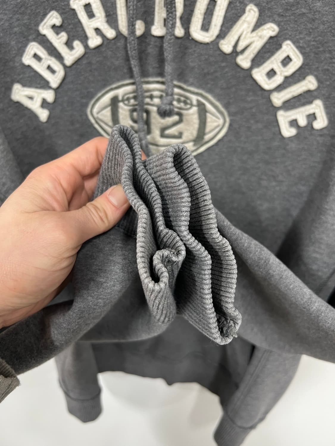 아베크롬비 빅로고 아치로고 풀오버 후드티 상품이미지4