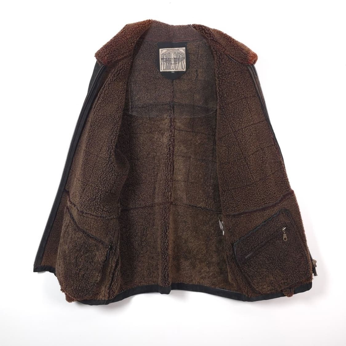페레진 90s 아카이브 리얼 양털 무스탕 자켓 L 상품이미지6
