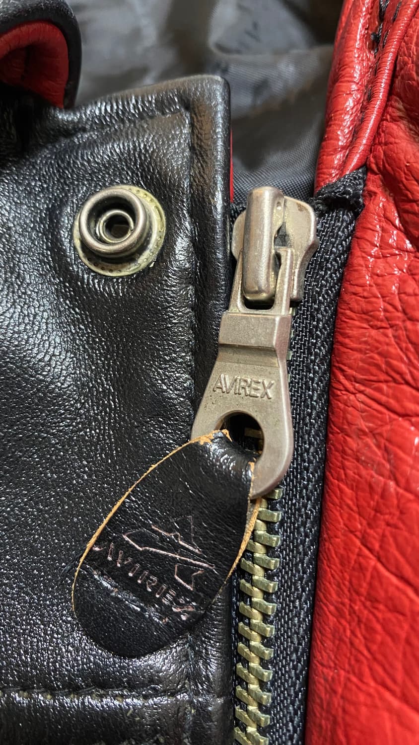 아비렉스 킹 카지노 레더 스타디움 봄버 자켓 3xl/4xl 상품이미지6