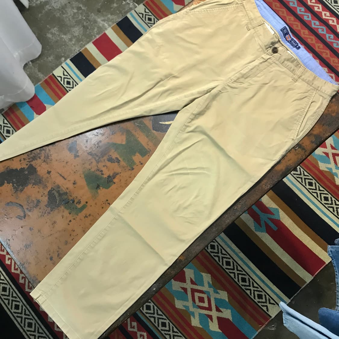 디키즈 베이지 스트레이트 핏 코튼 팬츠 허리 34 35 사이즈 상품이미지3